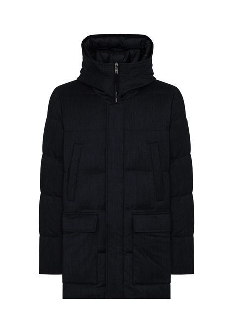 DUNO Parka Piumino Donbart Uomo Navy Scuro in Pura Lana DUNO | Parka | DONBART BOLZANO845